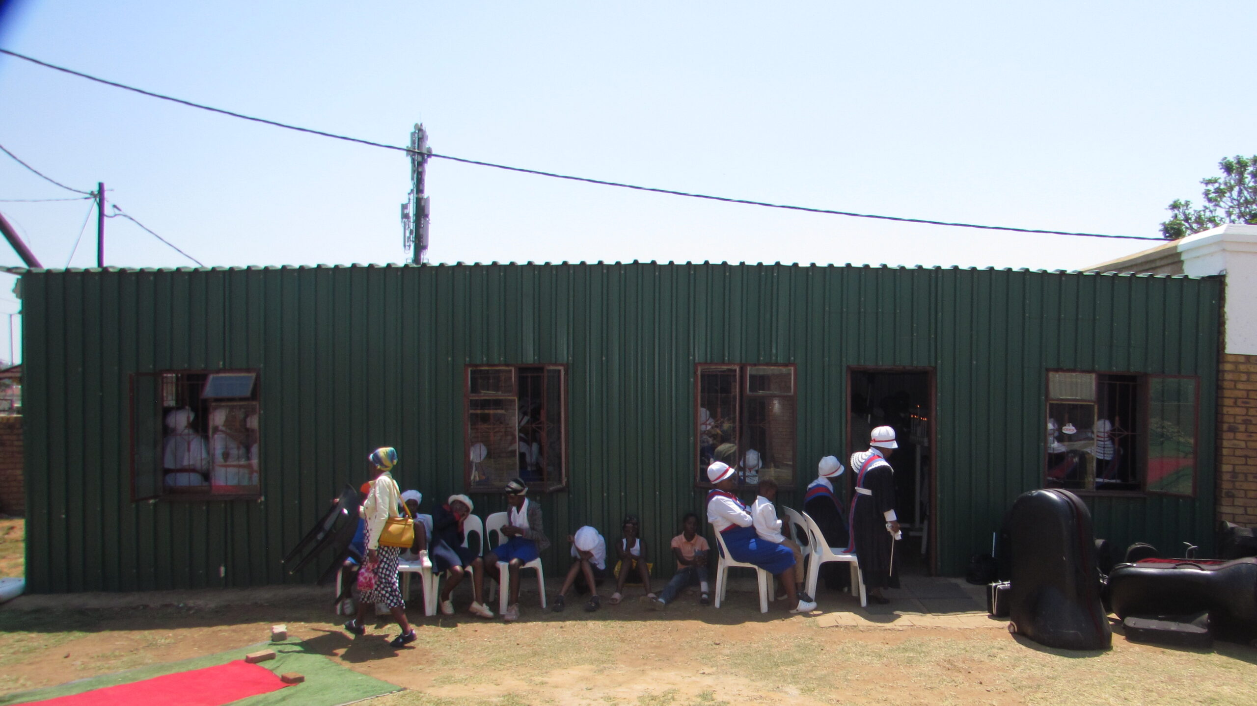 A small shack that congregations used to pray and hold church activities photo by Dimakatso Modipa