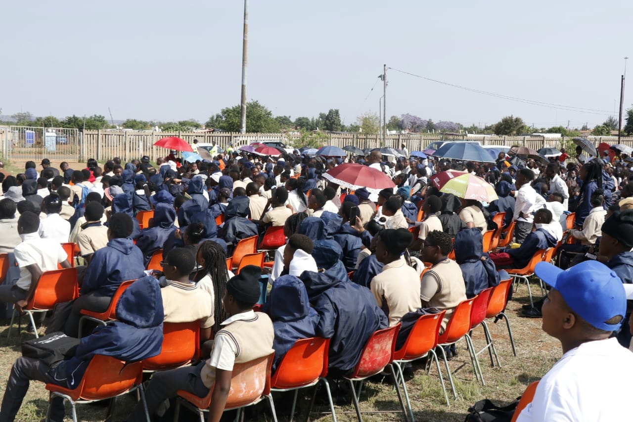pupils of Soshanguve South secondary school in Tshwane