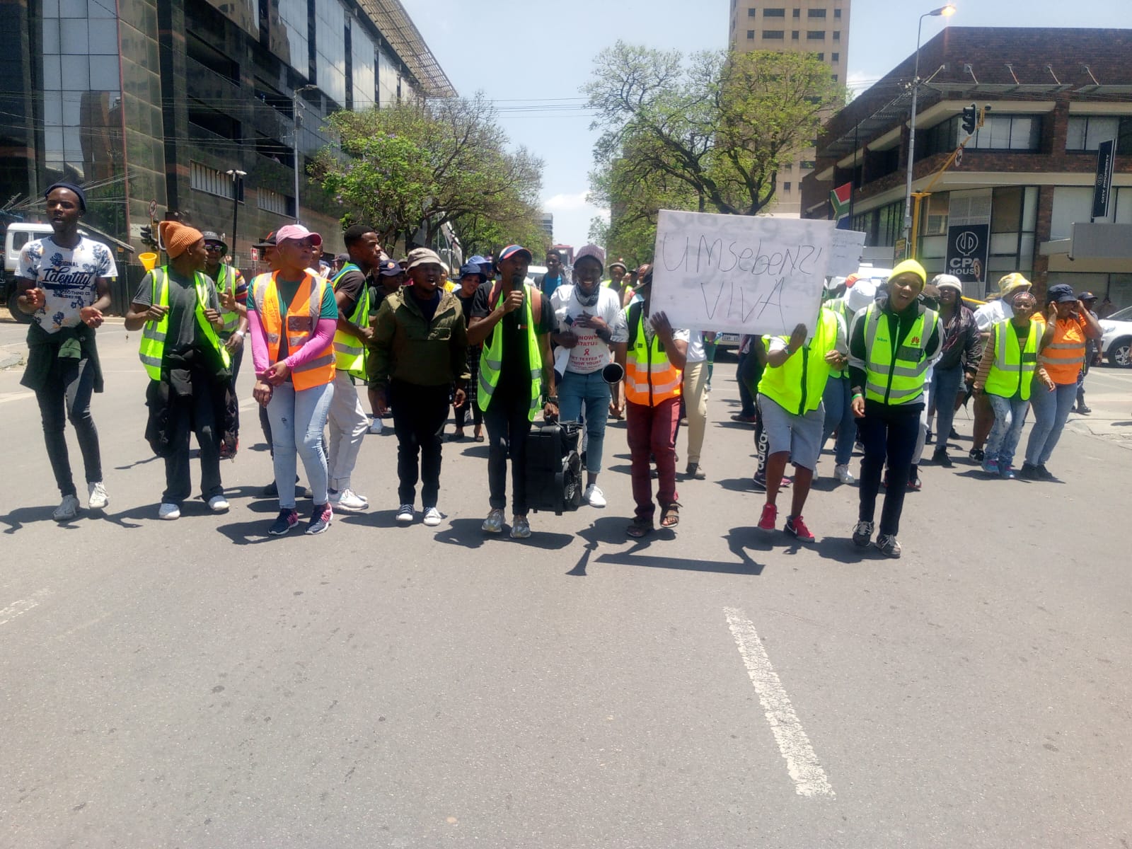 Thuthukani civic movement join by Operation Dudula civic movement march to the Union Buildings Pretoria to demand suspension of 2024 election photo by Dimakatso Modipa