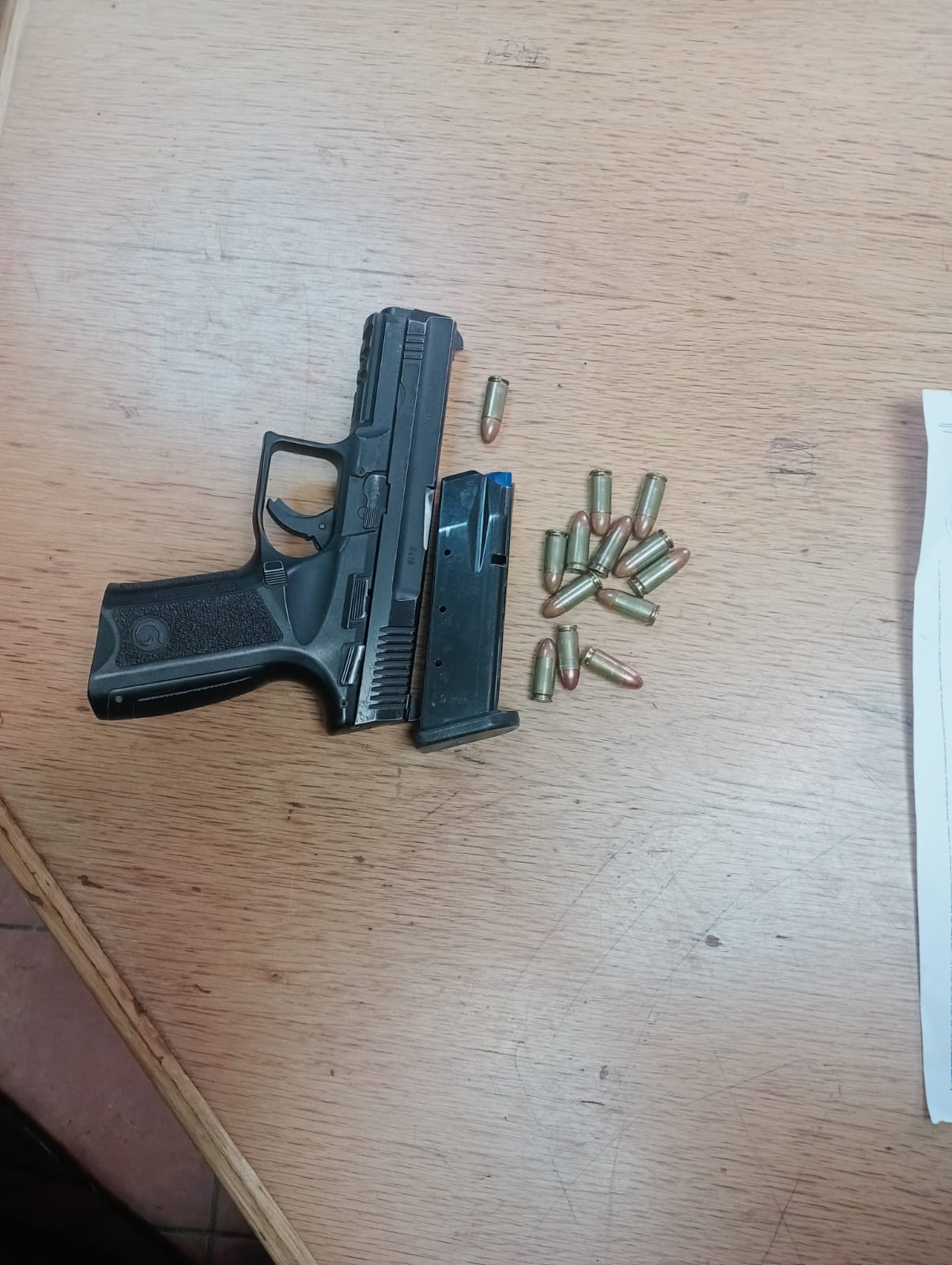 Fire arm and ammunition that was recovered during operation Shanela in Rietgat Soshanguve Tshwane 