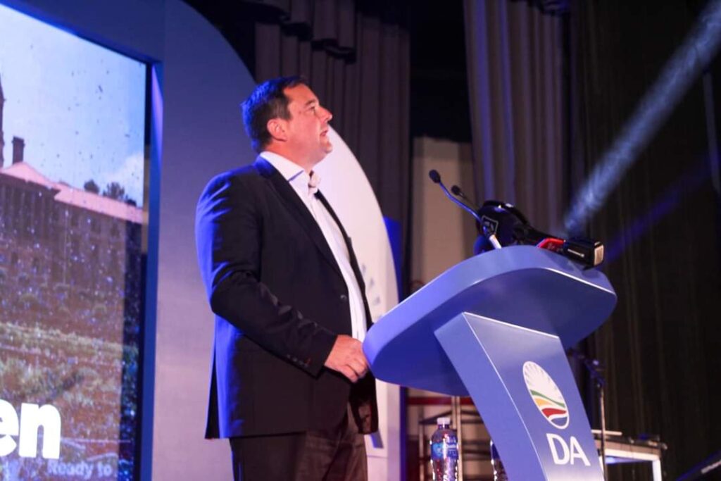 DA Federal leader John Steenhuisen 