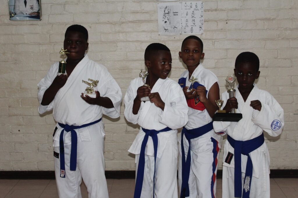 The Kyokushinkai Kan Karate club members in Mamelodi East, Tshwane   