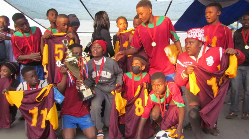 Danville football club won by beating Rama city football club 1- 0 photo by Dimakatso Modipa