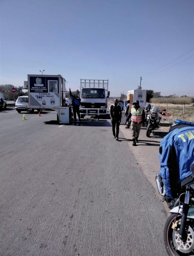 City of Tshwane Metro Police conducting anti-crime operations in the city