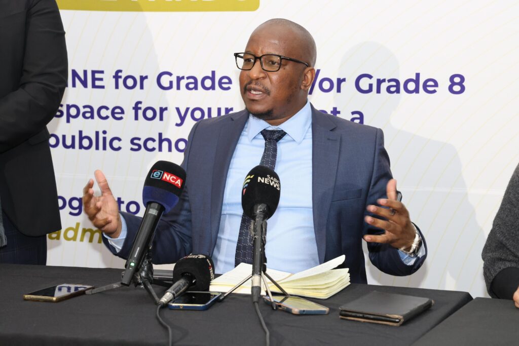 Gauteng MEC for education Matome Chiloane 