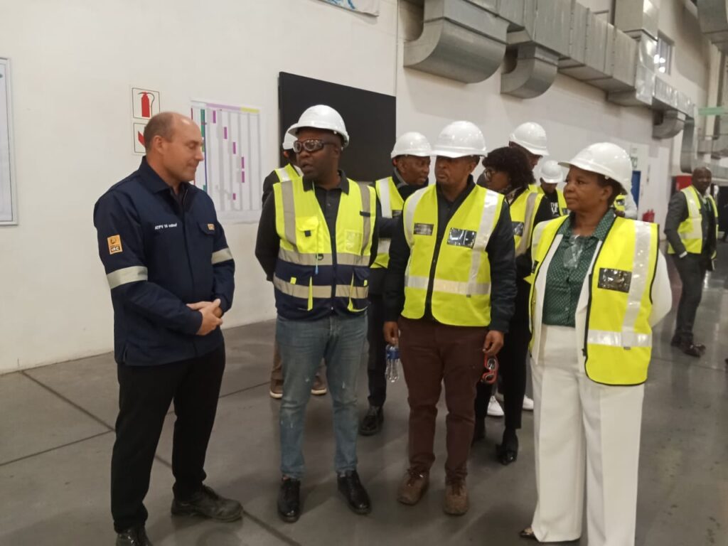 Member of the Executive Committee (MEC) for Finance and Economic Development in the Gauteng Province, Lebogang Maile, visited the Tshwane Automotive Special Economic Zone (TASEZ) in Tshwane photo by Dimakatso Modipa