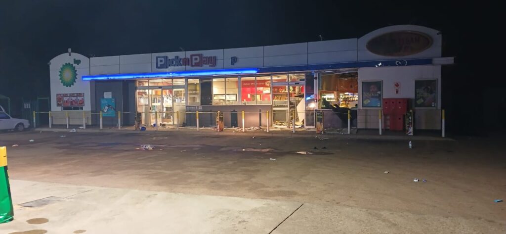 Pick N Pay in Mahube Mamelodi east that was robbed by criminals and looted by community members 