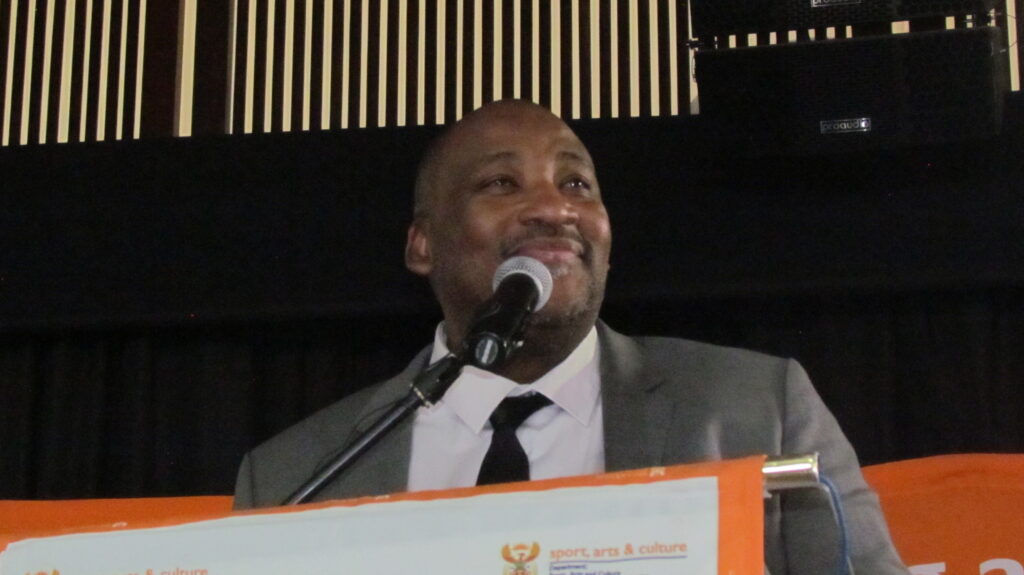 Minister of sports, art and culture Gayton Mckenzie photo by Dimakatso Modipa