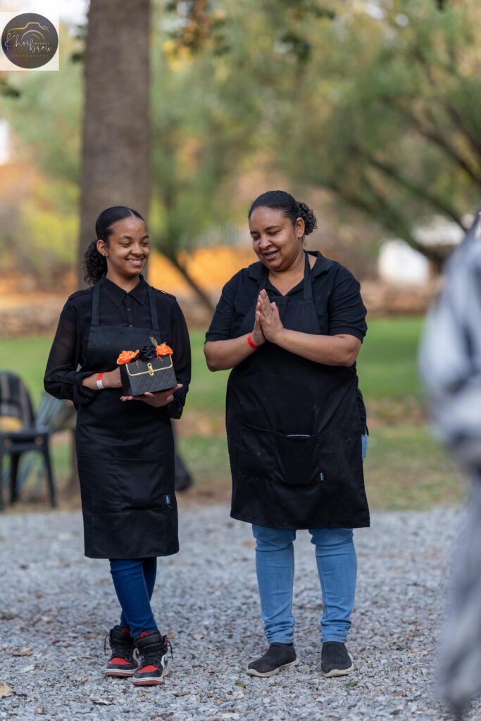 Cooking competition winners Tamar Jaffer and Nadia Achmed