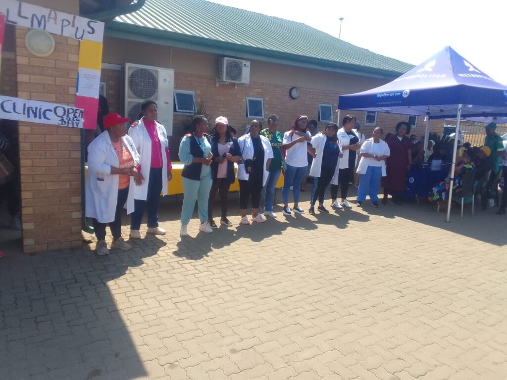 The Nellmapius clinic staff during the mental health awareness 