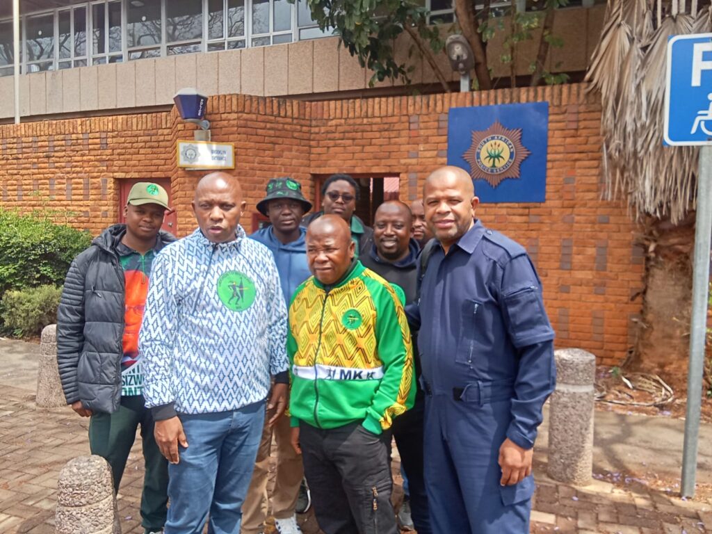 MKP MP at Brooklyn police station in Pretoria photo by Dimakatso Modipa