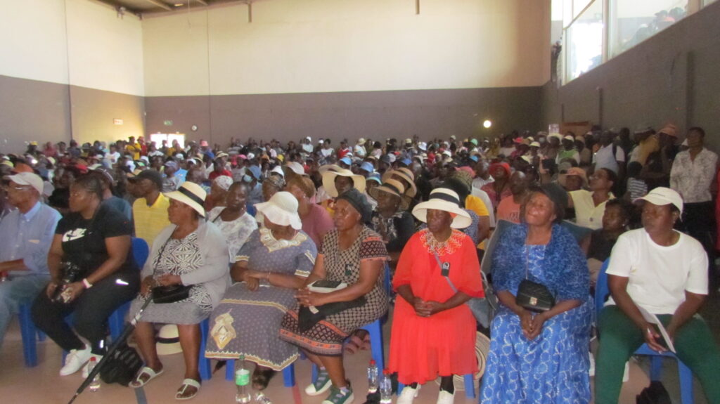 Residents of Mamelodi at an imbizo 