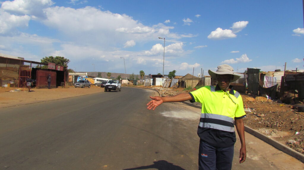 Ward 40 Councillor Makola is happy that the Mohwelere Road in Phomolong has now been fix 