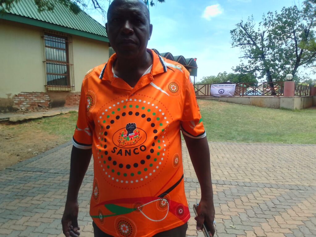 Mamelodi SANCO chairperson Joseph Kgatle