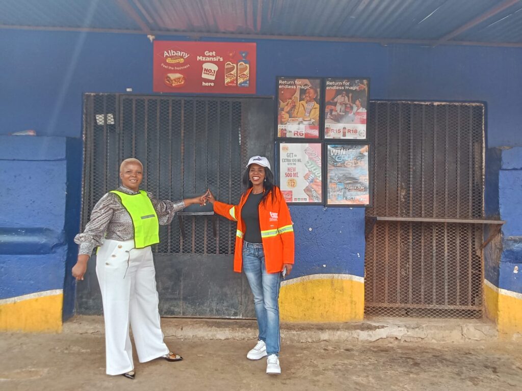 City of Tshwane MMC for Economic Development and Spatial Planning Sarah Mabotsa and ward 28  councillor Joyce Seelane Photo by Dimakatso Modipa