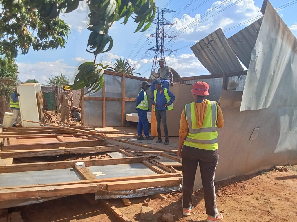 Relocation underway in Phomolong informal settlement in Mamelodi east