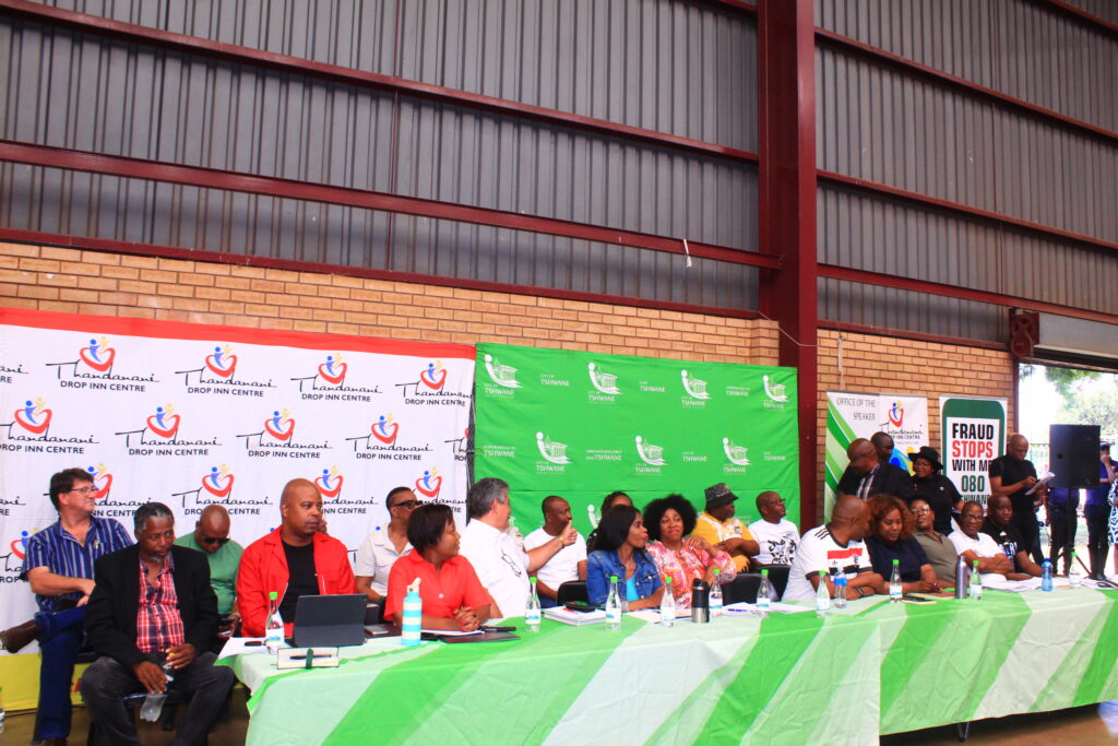 Members of the mayoral committee at the imbizo