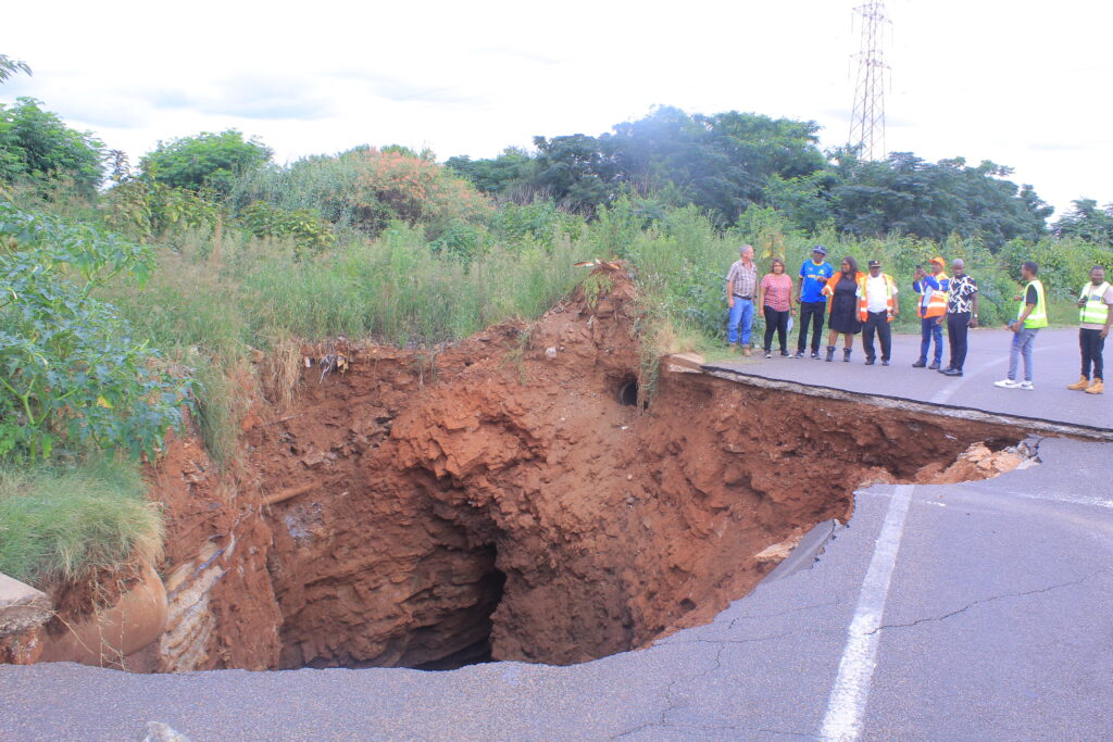 Officials assessing sinkhole 