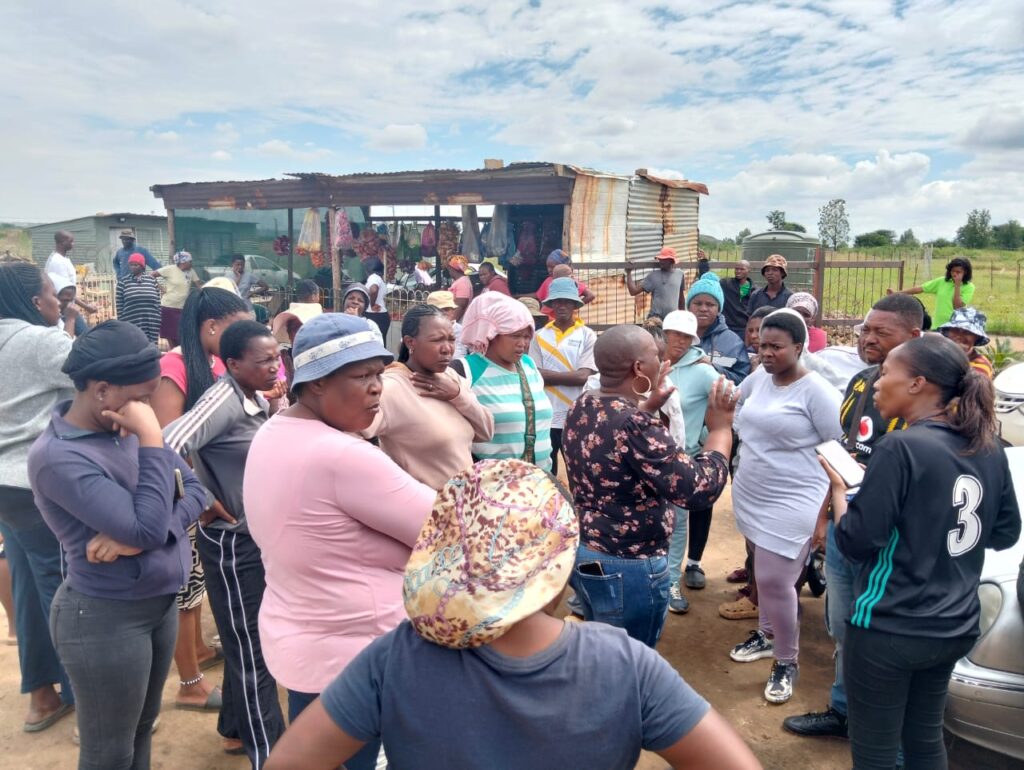 Women of Lethabong informal settlement demand clarity on service delivery 