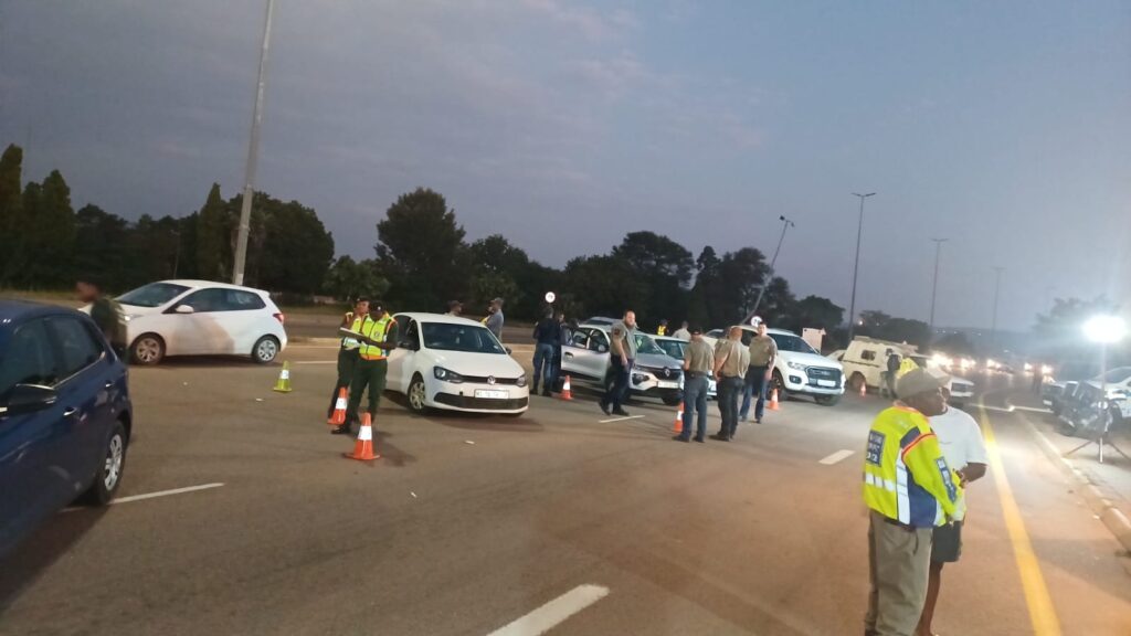 SAPS at Operation Shanela in Silverton