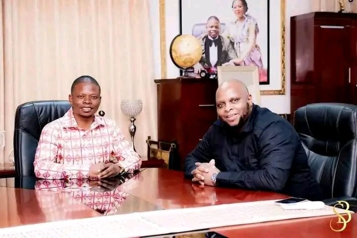 UMkhonto weSizwe Party leader, Mr Floyd Shivambu in Malawi, where he was seen in the company of Shepherd Bushiri photo supplied 