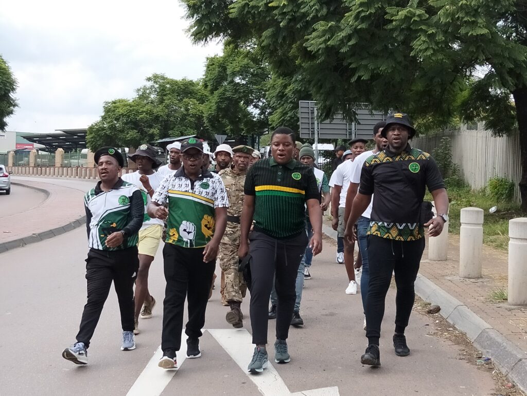 MKP members walked from Tshwane to Joburg photo by Dimakatso Modipa 