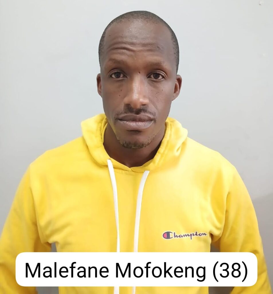 An officer Malefane Mofokeng appeared in court 
