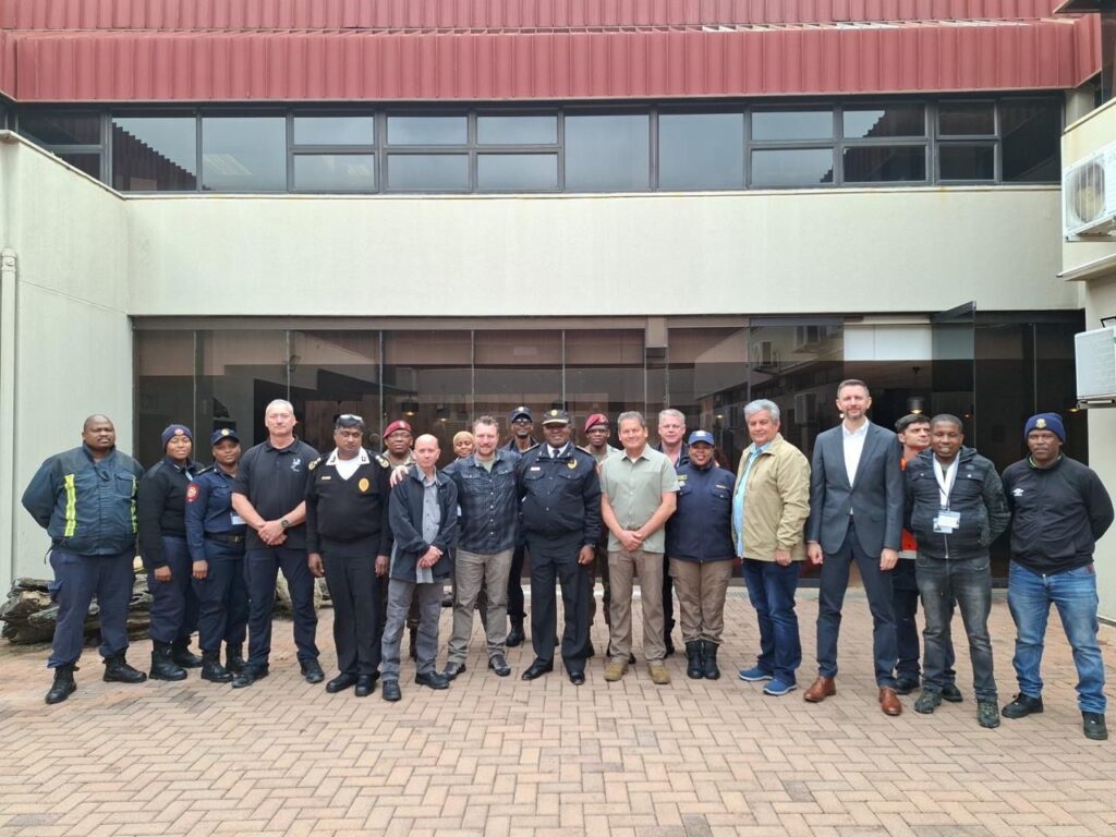 Ald Hannes Coetzee City of Tshwane MMC for Community Safety  and multidisciplinary team
