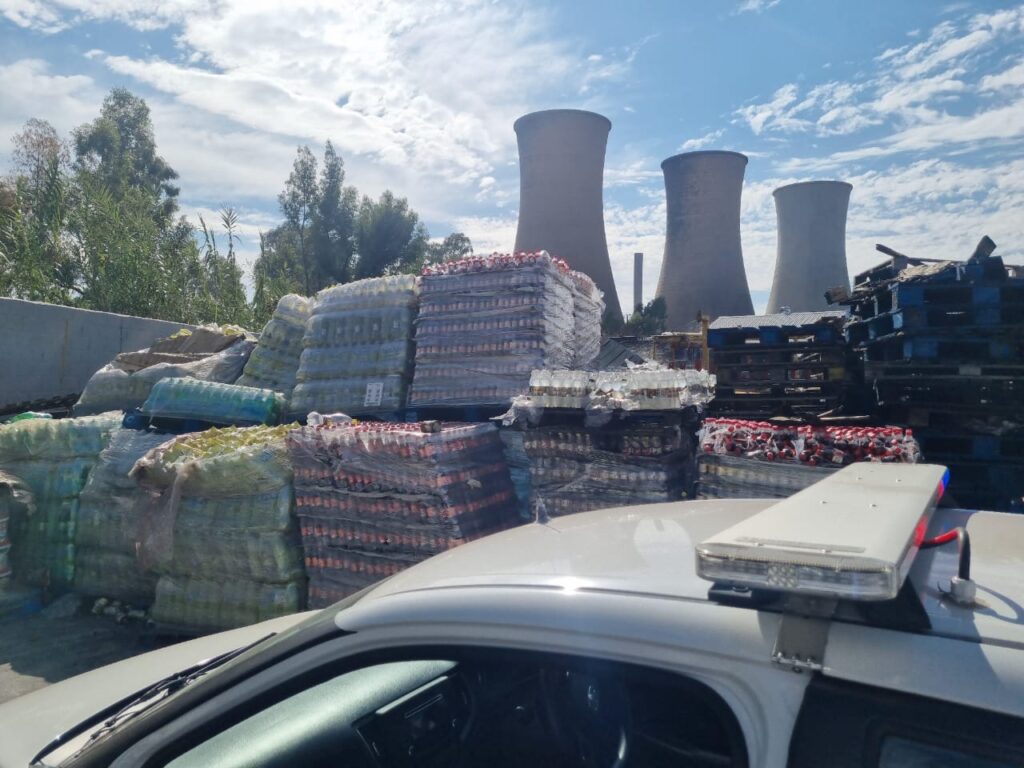 National Joint Operational and Intelligence Structure (NATJOINTS) raid a warehouse in Pretoria photo supply