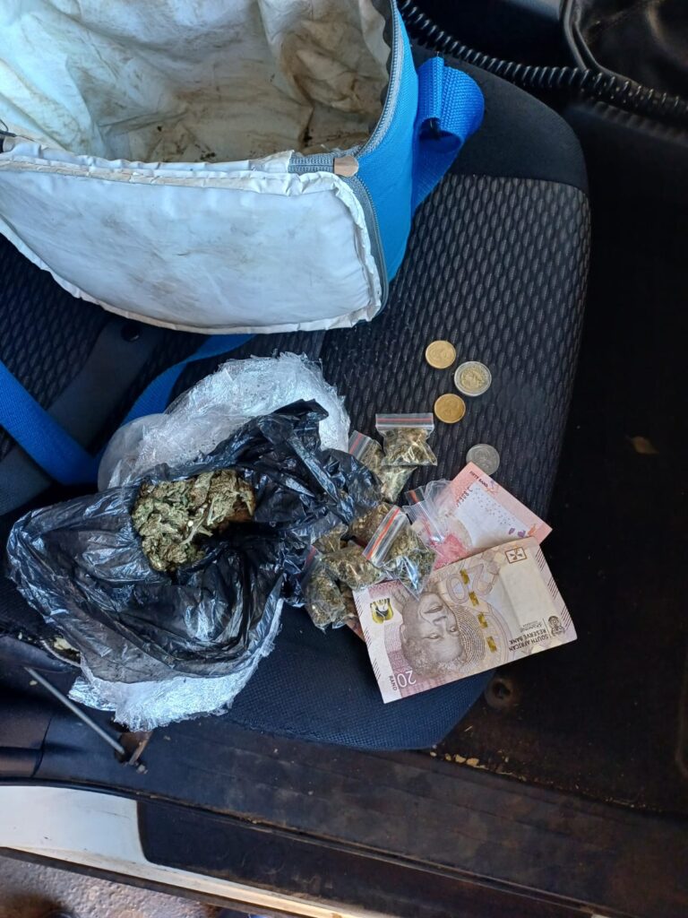 Some of the drugs and money cops found on the suspects 