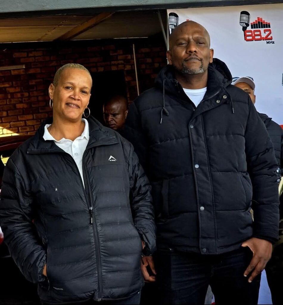 Dynamic Life Changers Foundation Secretary Iolanty Meintjies and Chairperson Bashan Jacobs