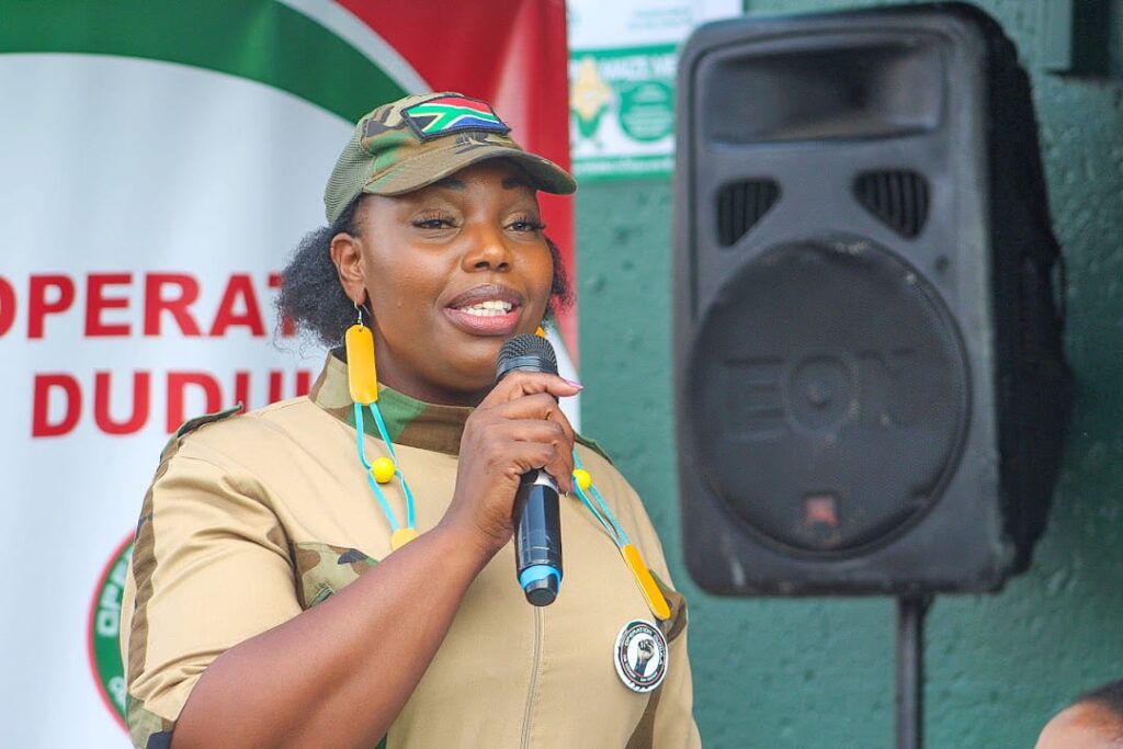 Operation Dudula President Zandile Zee Dabula