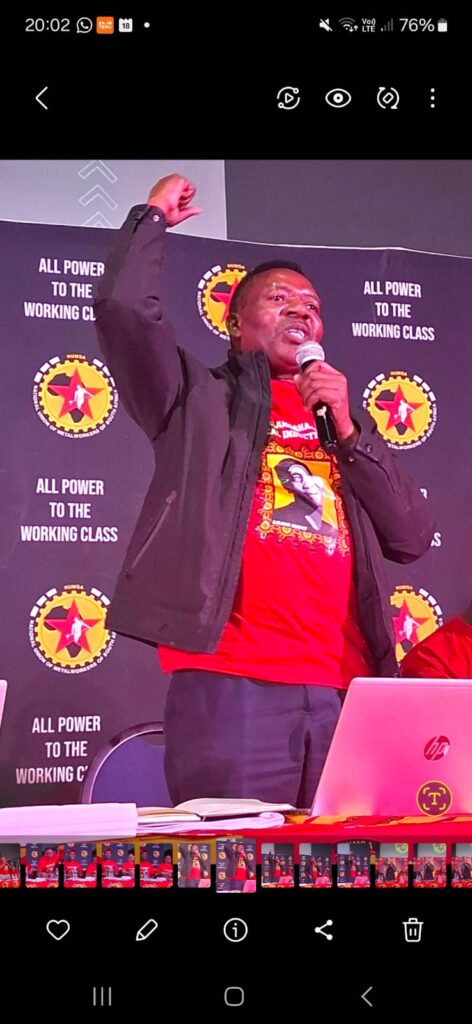 NUMSA Regional Secretary Jerry Morulane