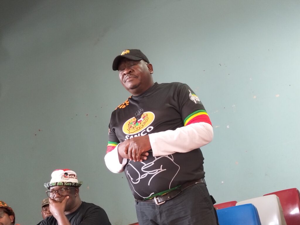 SANCO Provincial chairperson Abram Matlakala Mashishi photos by Dimakatso Modipa