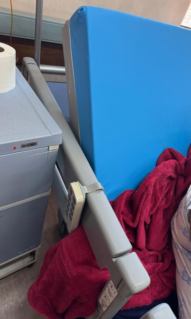 Some of the bed without linen at Chris Hani Bara hospital photo supplied