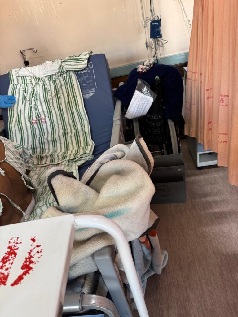 Some of the bed without linen at Chris Hani Bara hospital photo supplied