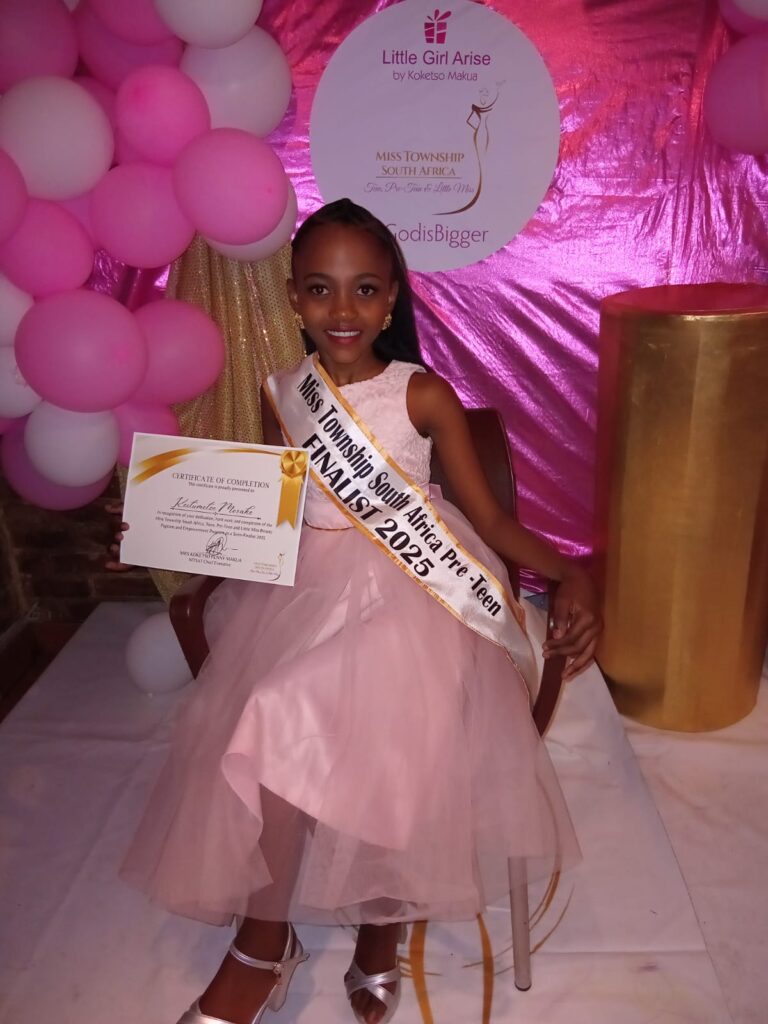 Aspirant Miss Teen South Africa finalist Keitumetse Morake from Eersterus Tshwane 