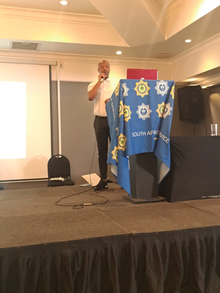 Pretoria Central Police Station  Communications Officer Constable Thabang Nkhumise engaged  women of the African Evangelical Church on an awareness campaign regarding human trafficking and kidnapping over the weekend photo supplied 