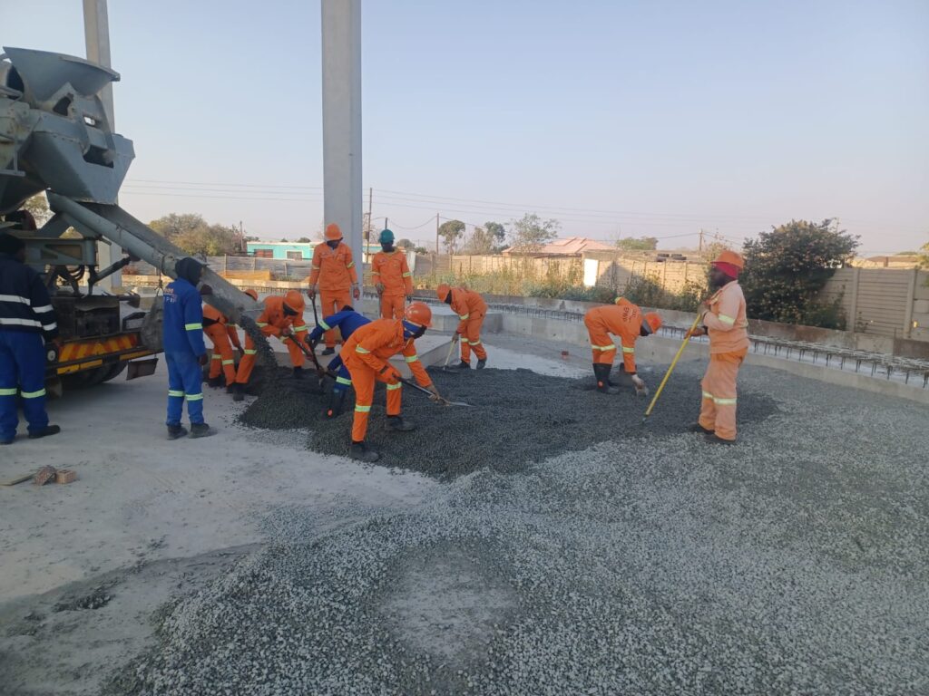 The construction of bulk water and sewer projects that are underway in Winterveld in Region 1 photo supplied 