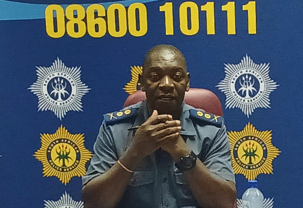 District Commissioner of Tshwane, Major-General Samuel Thine photo supplied 