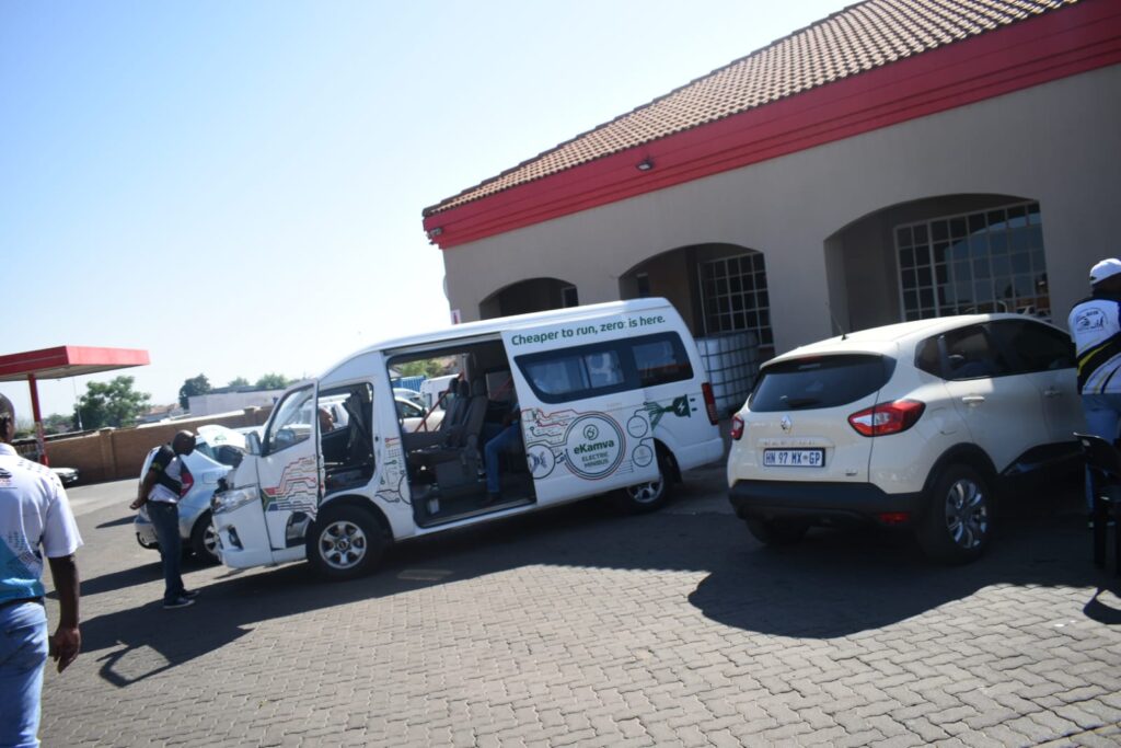 Electric mini bus taxi
