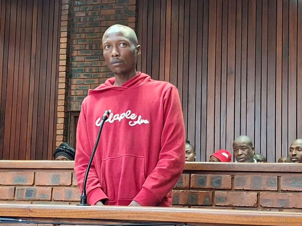 Suurman triple murder suspect Romeo Moshe Shibambu at the Temba Magistrates Court 