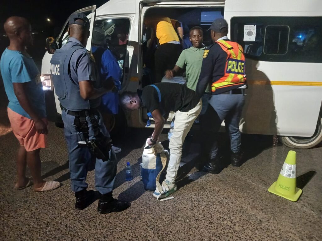 Law enforcement busy at operation in Tshwane photos supplied