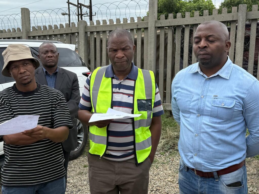 MMC for Utility Services, Cllr Frans Boshielo, has initiated and handed over to the contractor a major electricity capital 
project in Ward 106, Region 4, Olievenhoutbosch photo supplied 