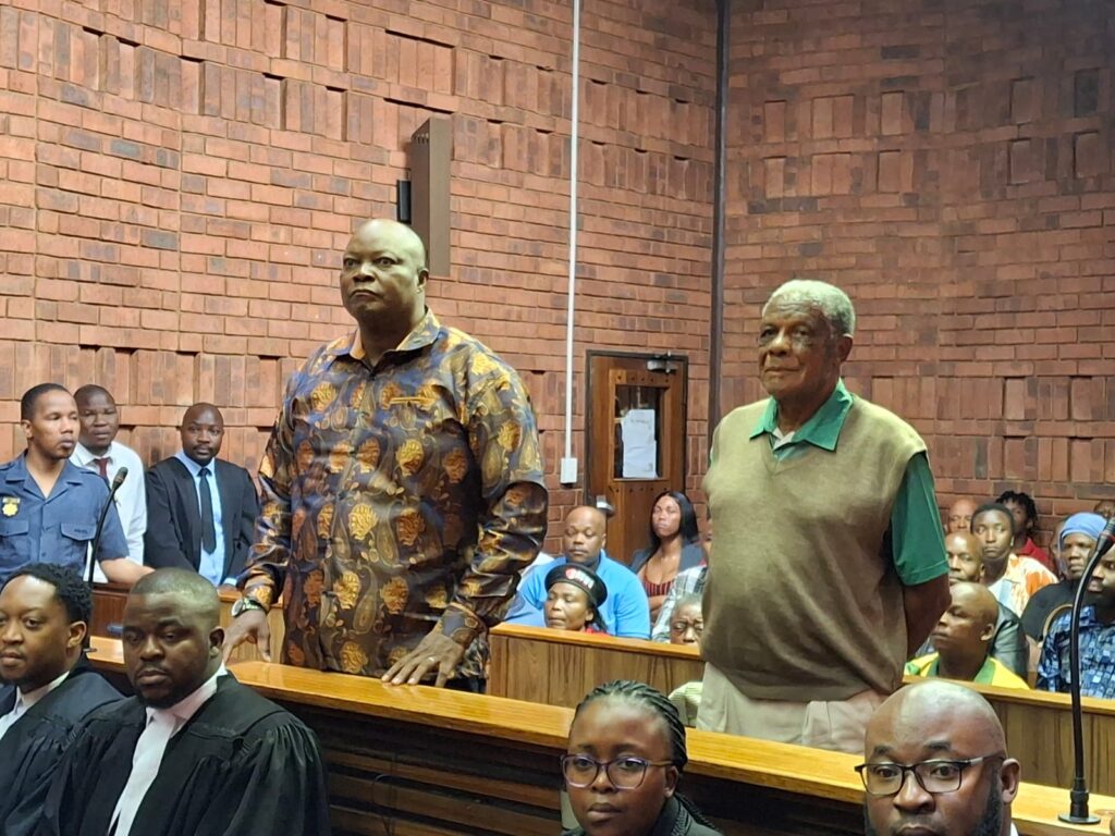 A Zimbabwean politician, Job Sikhala (53) and his uncle Alexander Ferrowst Thema (78) appeared briefly at the Pretoria Magistrates Court photo supplied 