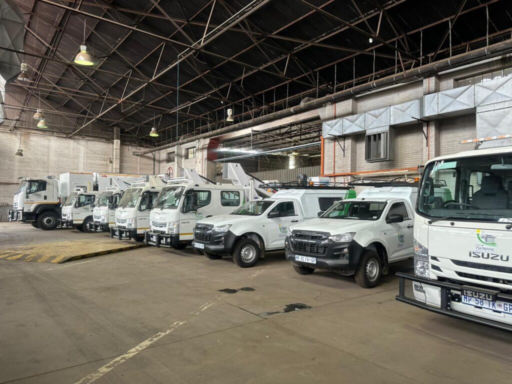 Newly 22 procured vehicles were delivered across essential departments, including Electricity, Waste Management, Water and Sanitation, Marketing, Environmental Management, and Emergency Services photo supplied 