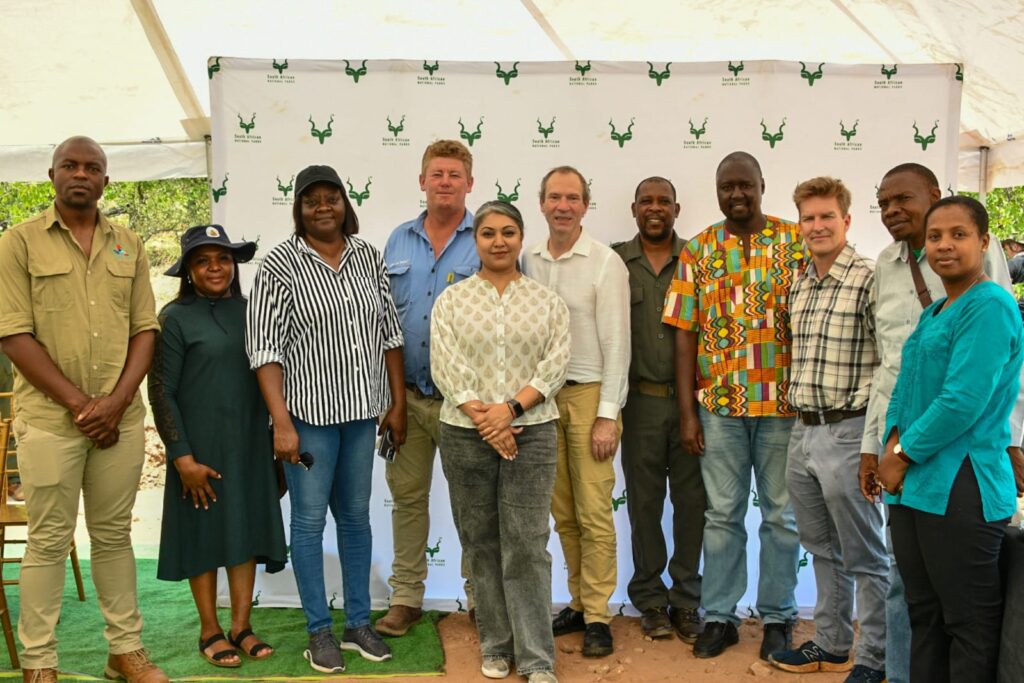 Delegates from DFFE, SANParks, IUCN, KfW Development Bank and partners at the official launch of the Mapungubwe Road Upgrades Project