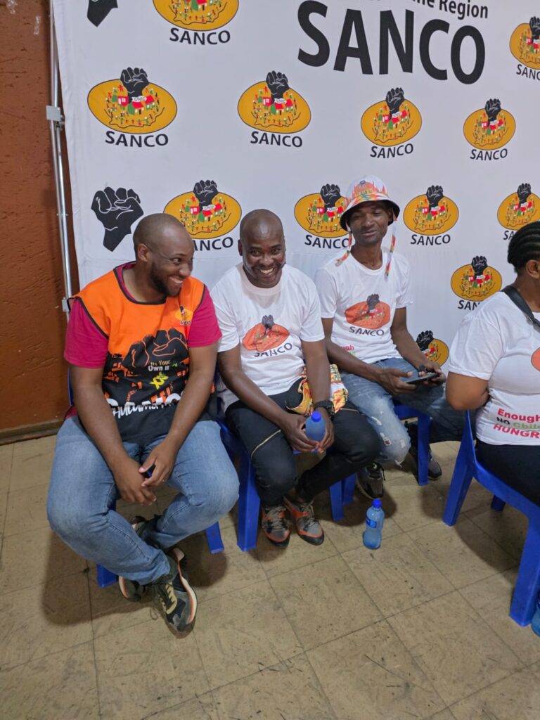 SANCO Mawiga Region   Executive members 