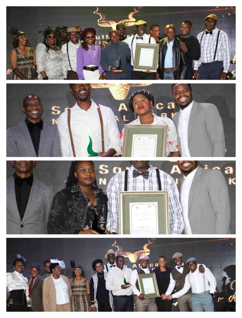 Some of the employees of KNP honoured with awards photo supplied 