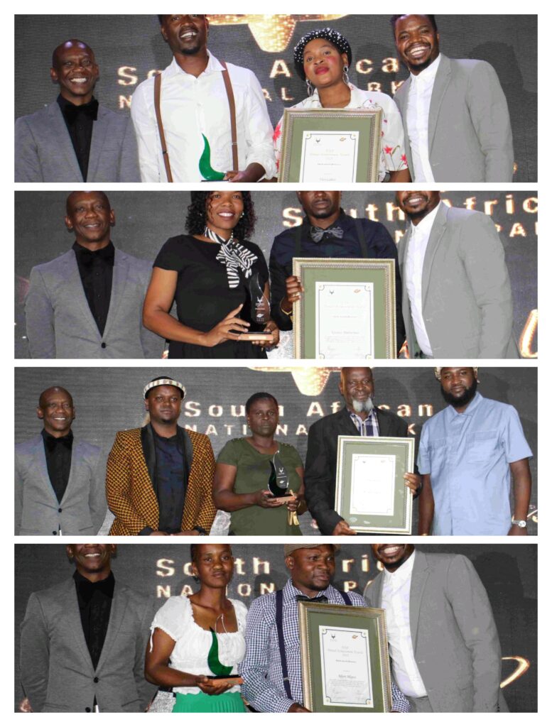 Some of the employees of KNP honoured with awards photo supplied 